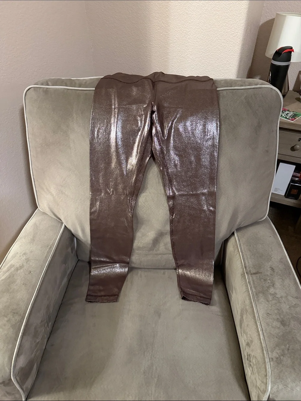 lululemon athletica Shimmery Chocolate Brown Leggings